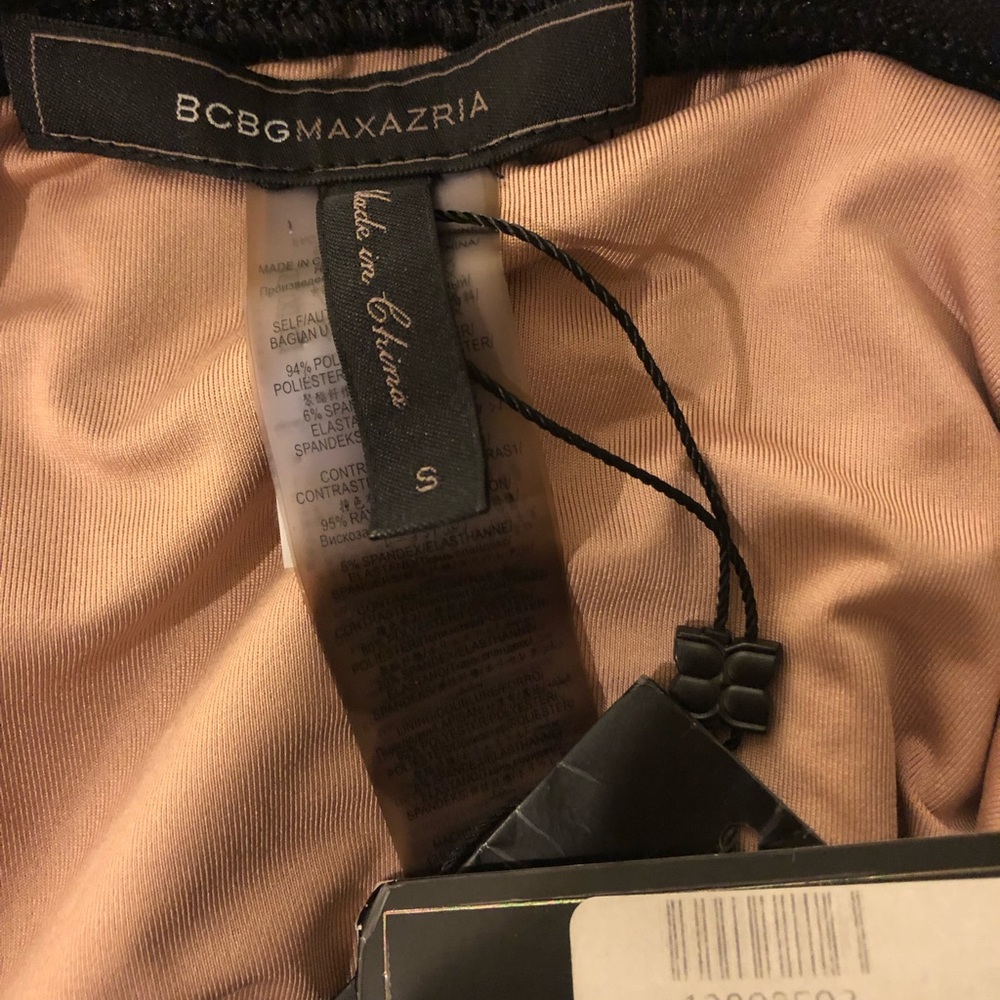BCBGMaxAzria Black Mesh Racerback Tank - Picture 3 of 3